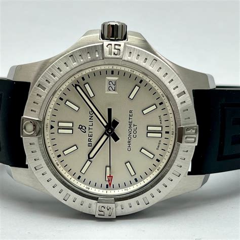 breitling colt silver